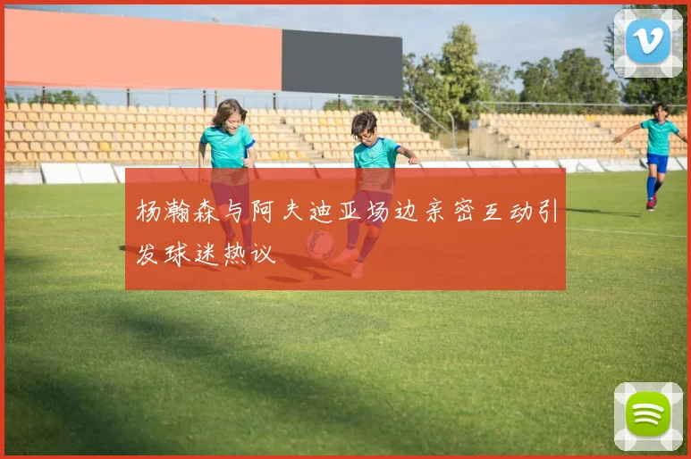 杨瀚森与阿夫迪亚场边亲密互动引发球迷热议